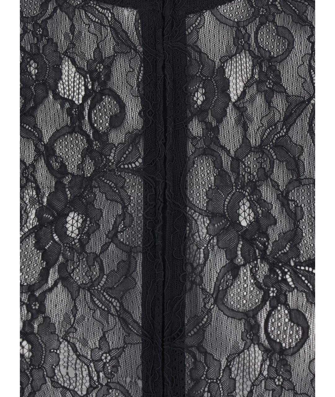 MSGM Черное полиамидовое вечернее платье, фото 3