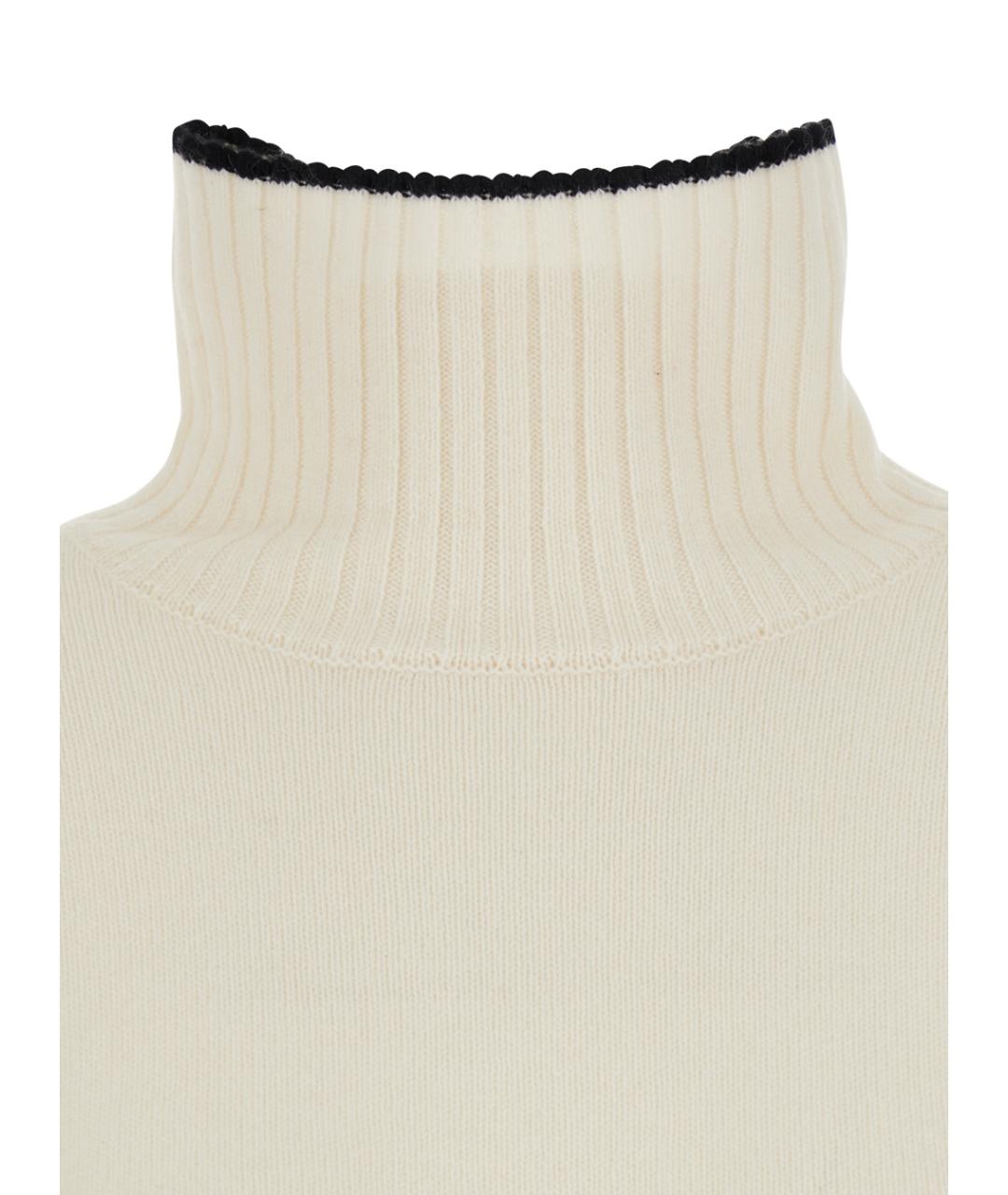 PINKO Белый шерстяной джемпер / свитер, фото 3