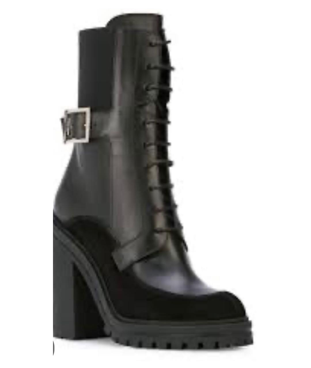 GIVENCHY Черные кожаные ботильоны, фото 7