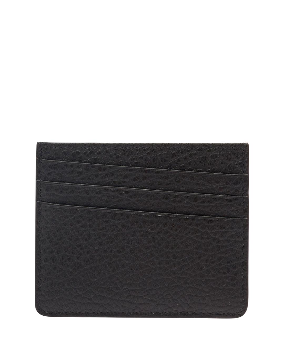 MAISON MARGIELA Черный кожаный кардхолдер, фото 1