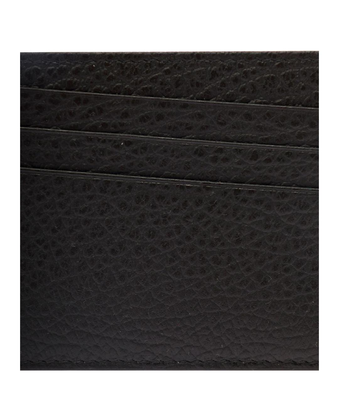 MAISON MARGIELA Черный кожаный кардхолдер, фото 4