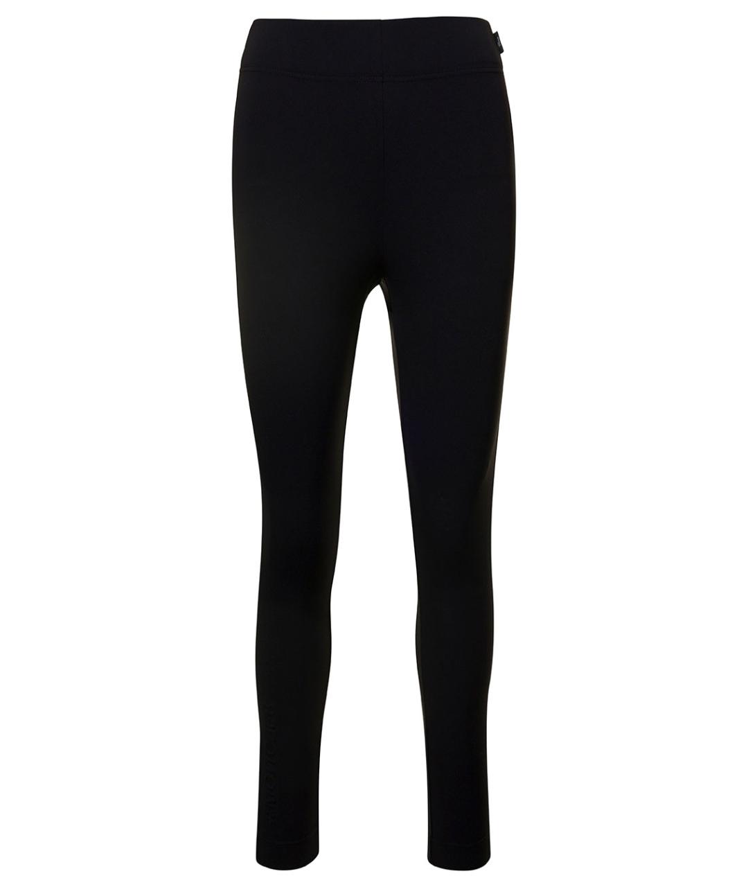 MONCLER GRENOBLE Черные полиамидовые леггинсы и велосипедки, фото 1