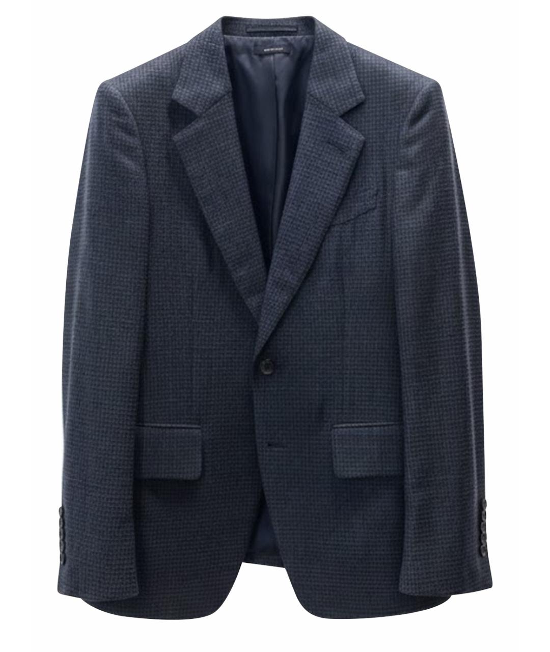 TOM FORD Темно-синий шерстяной пиджак, фото 1