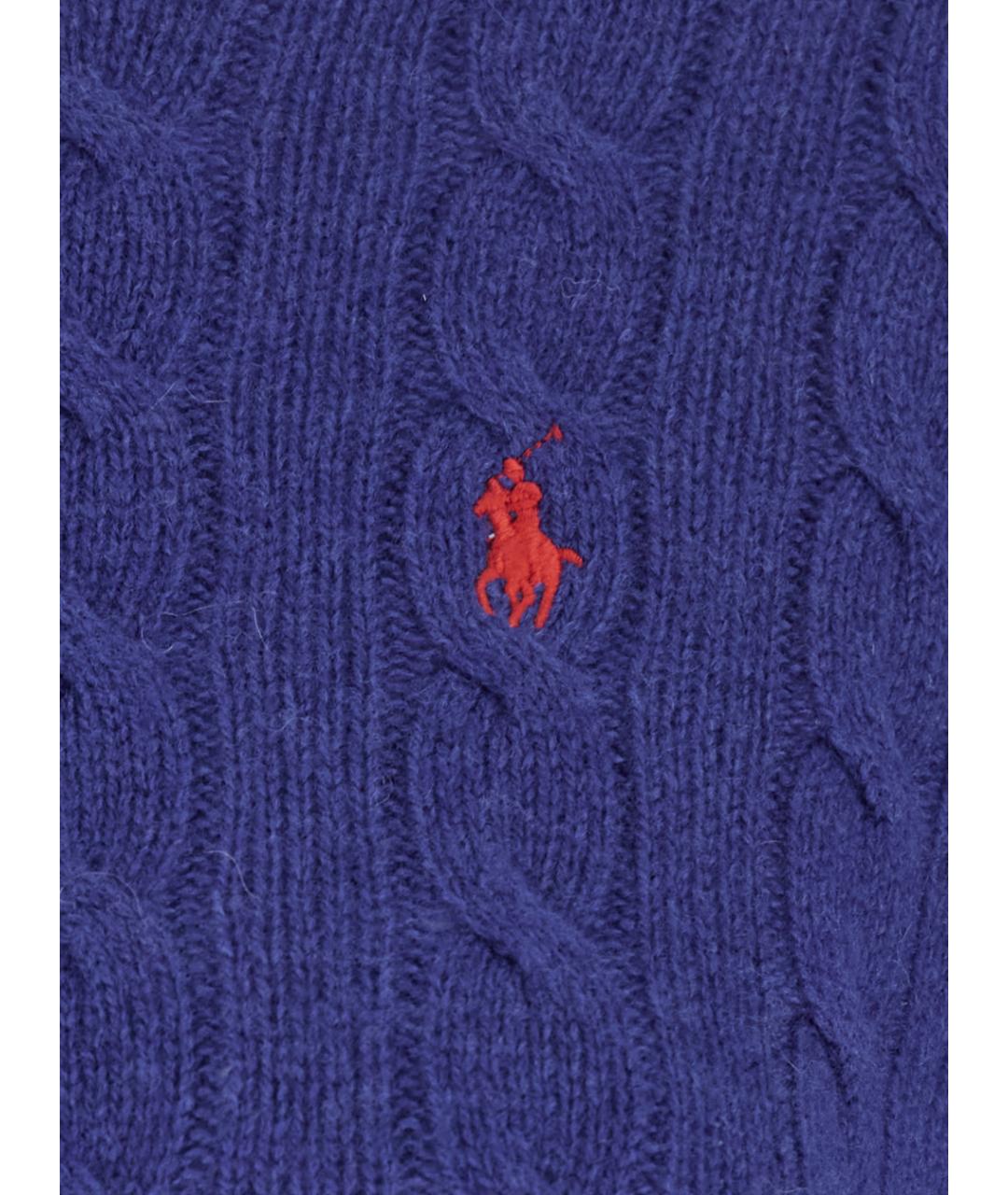 POLO RALPH LAUREN Синий шерстяной джемпер / свитер, фото 3