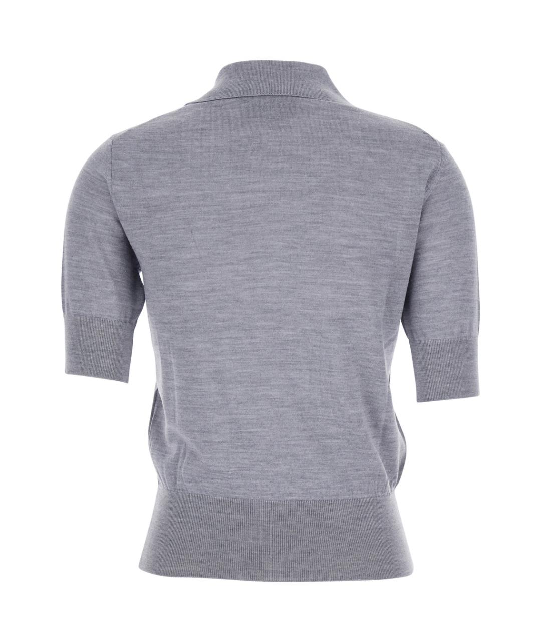 Ami Paris Серая шерстяная футболка, фото 2