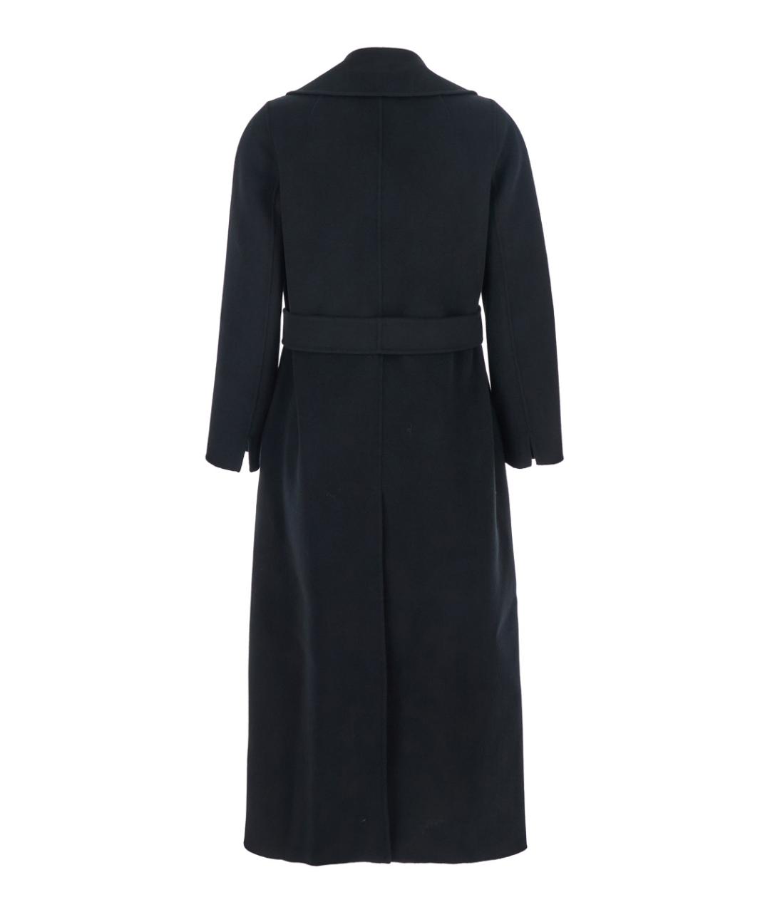 'S MAX MARA Черное шерстяное пальто, фото 2