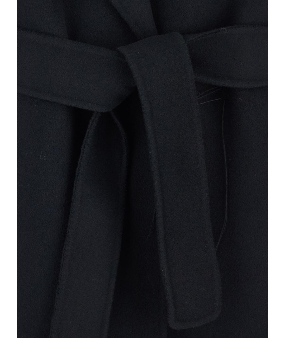 'S MAX MARA Черное шерстяное пальто, фото 3