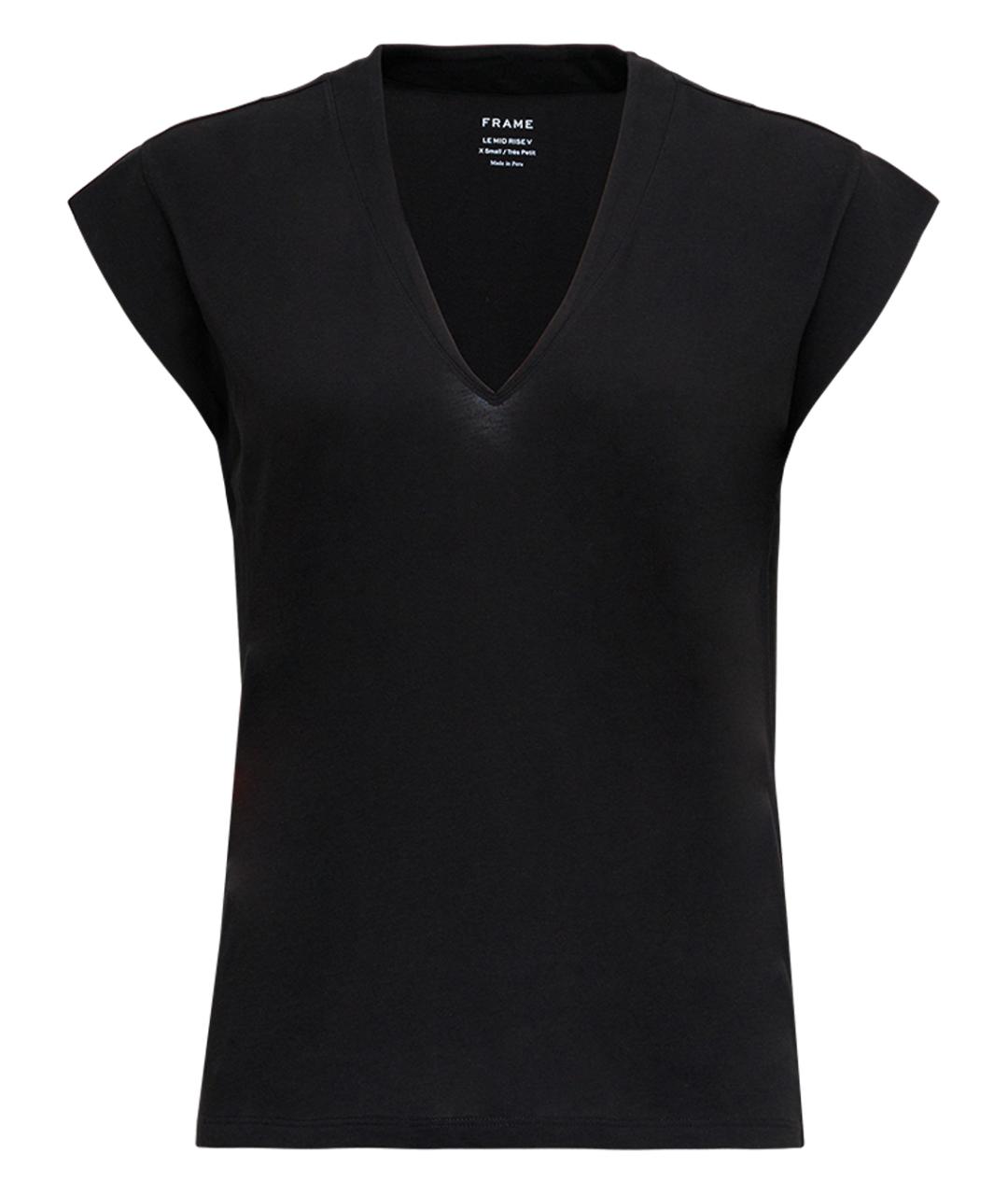 FRAME Черный хлопковый жилет, фото 1