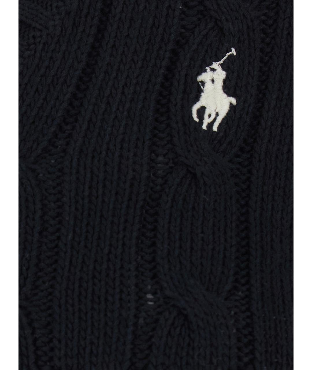POLO RALPH LAUREN Черный хлопковый джемпер / свитер, фото 3