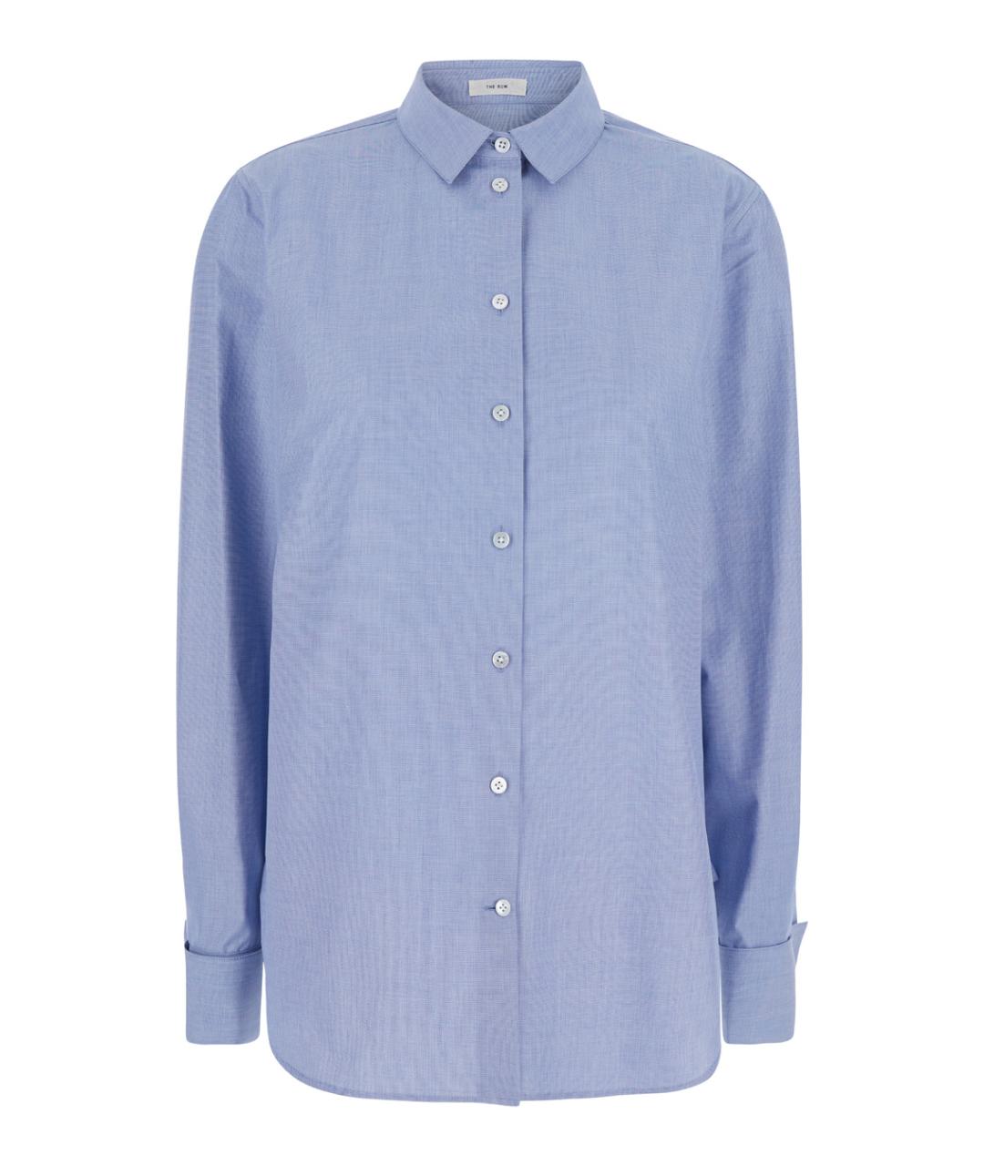 THE ROW Голубая хлопковая рубашка, фото 1
