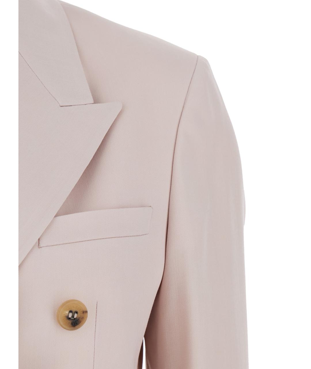 GOLDEN GOOSE DELUXE BRAND Розовый шерстяной жакет/пиджак, фото 3