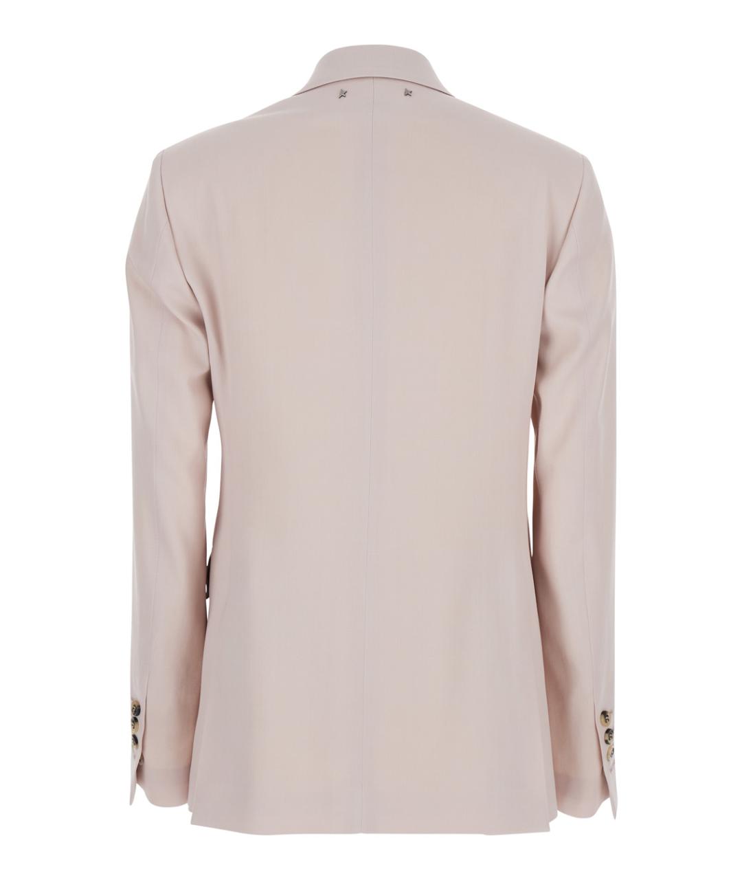 GOLDEN GOOSE DELUXE BRAND Розовый шерстяной жакет/пиджак, фото 2