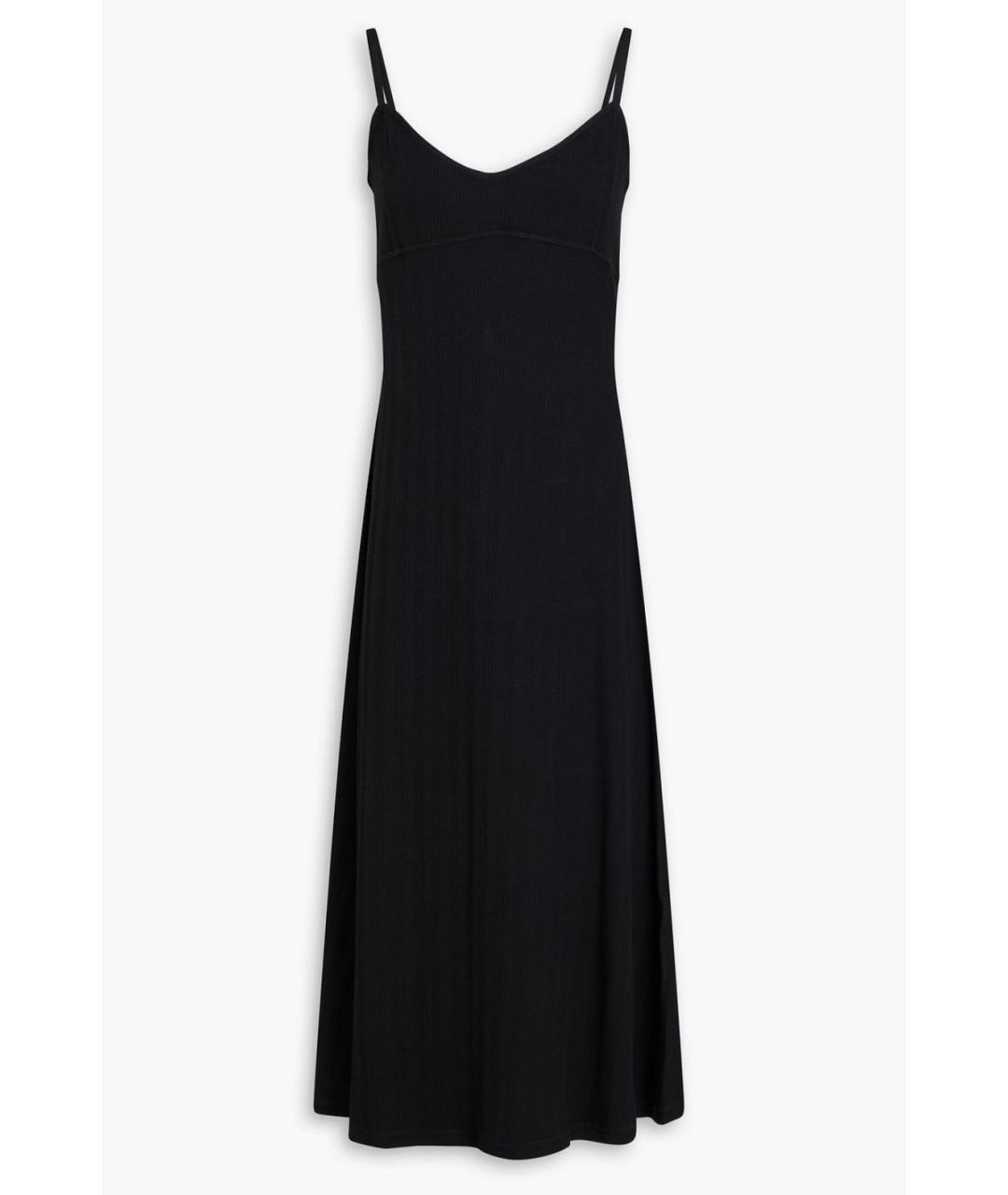 TOTEME Черное хлопковое коктейльное платье, фото 4