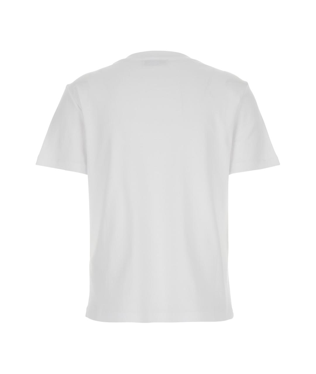 'S MAX MARA Белая хлопковая футболка, фото 2