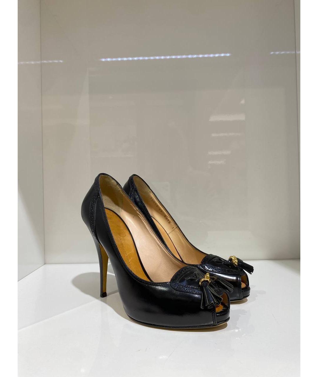 GIUSEPPE ZANOTTI DESIGN Черные туфли из лакированной кожи, фото 2