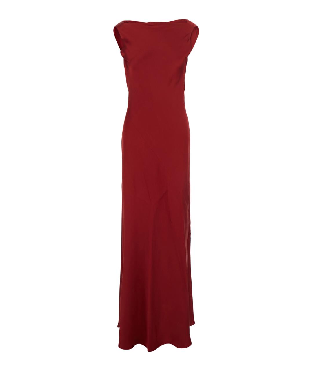 ANTONELLI Красное ацетатное вечернее платье, фото 1