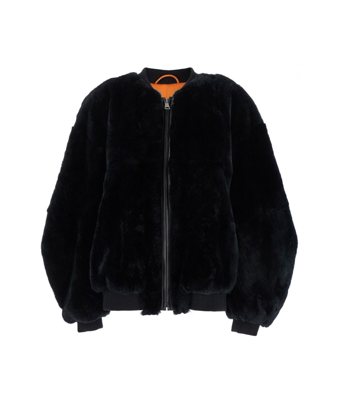 NUMERO OTTO Черная меховая шуба, фото 1