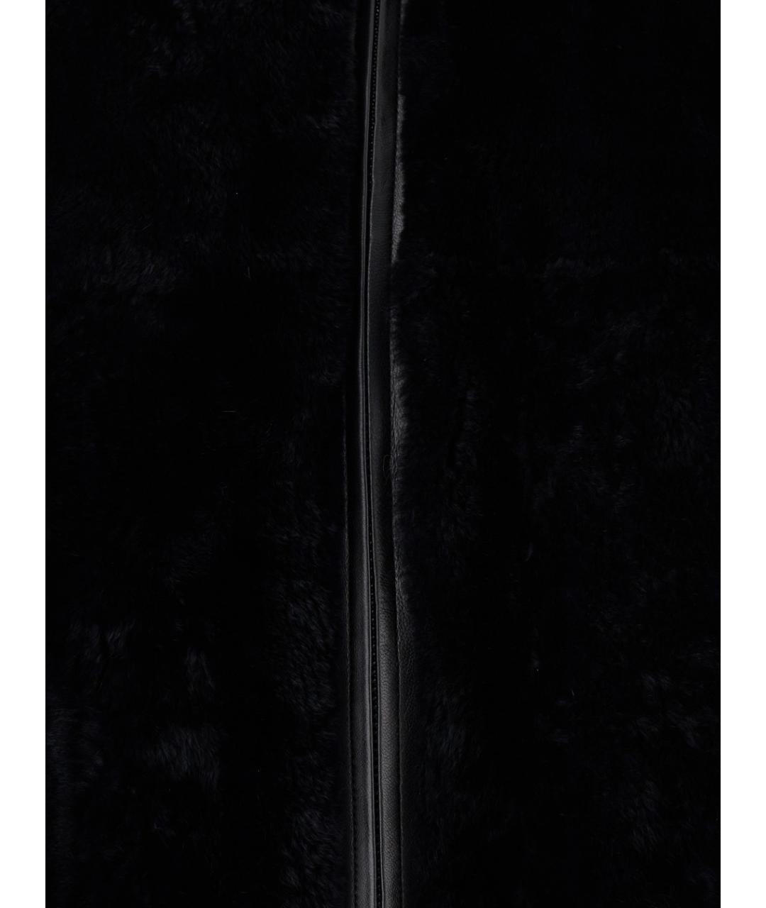NUMERO OTTO Черная меховая шуба, фото 3