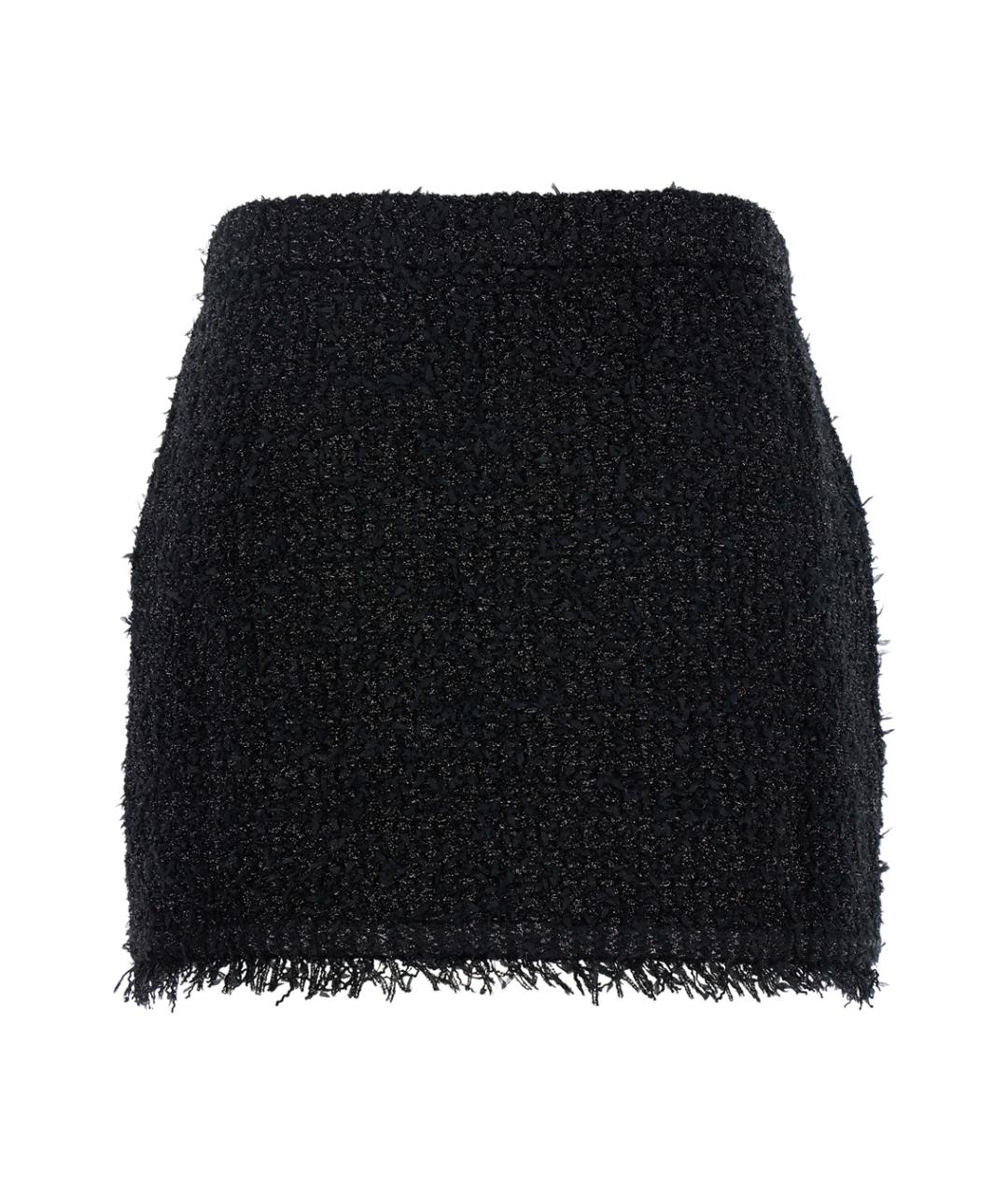 GUCCI Черная юбка мини, фото 2