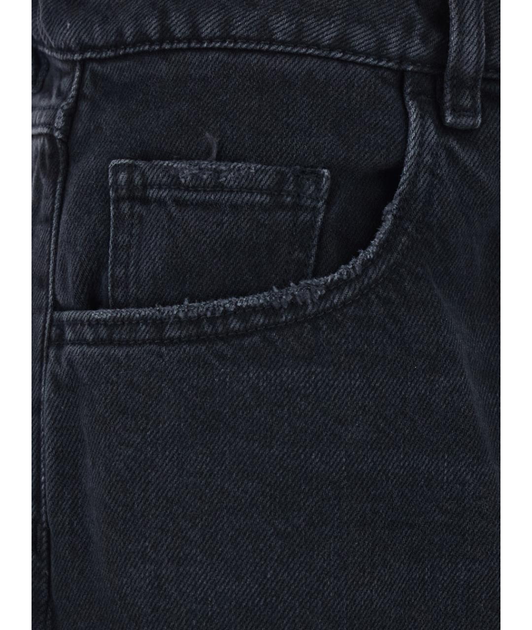 ICON DENIM Черные хлопковые джинсы клеш, фото 3