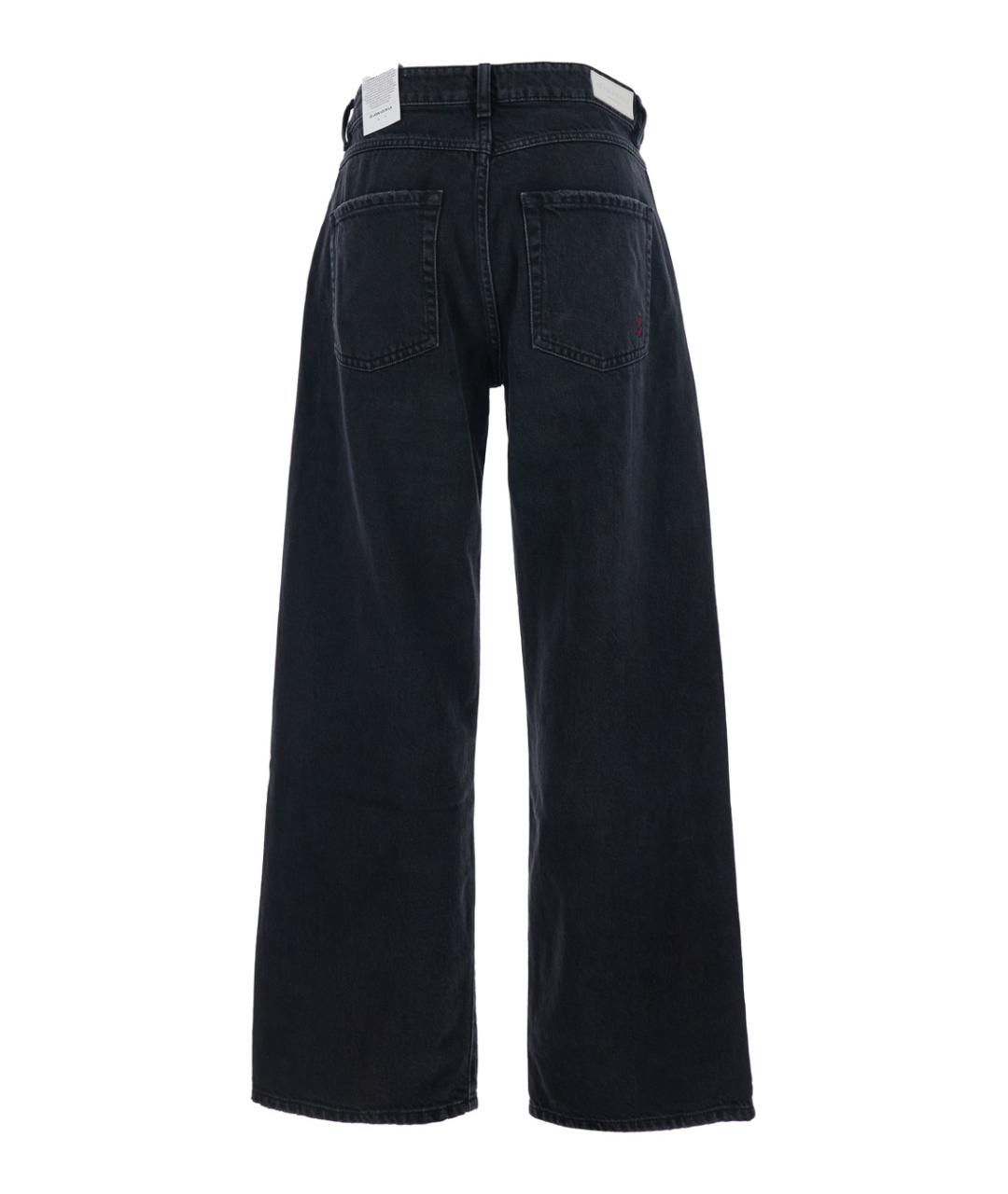 ICON DENIM Черные хлопковые джинсы клеш, фото 2