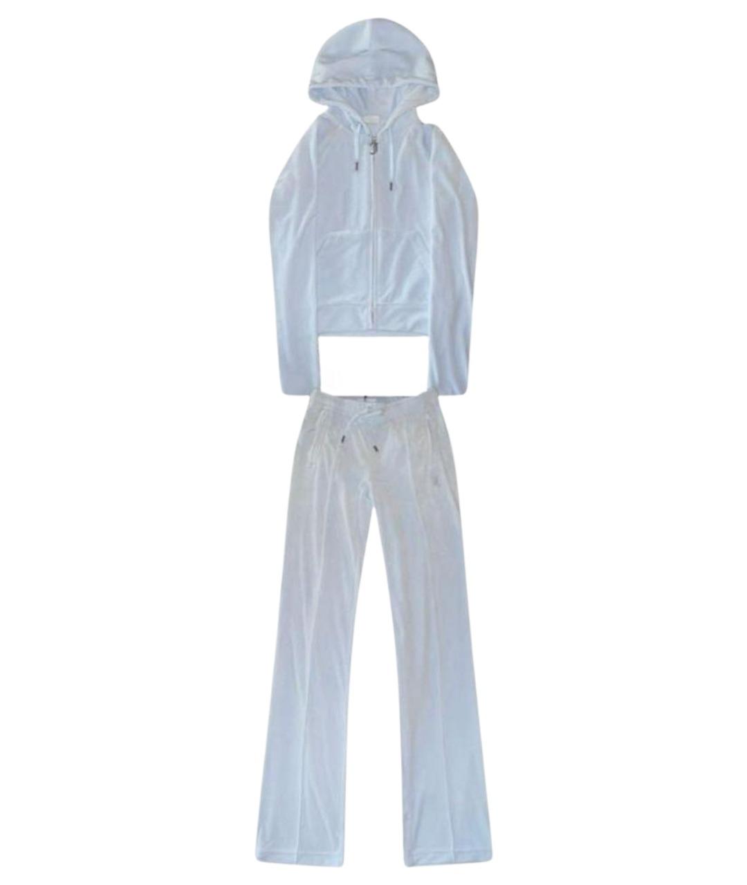 JUICY COUTURE Голубой велюровый спортивные костюмы, фото 1