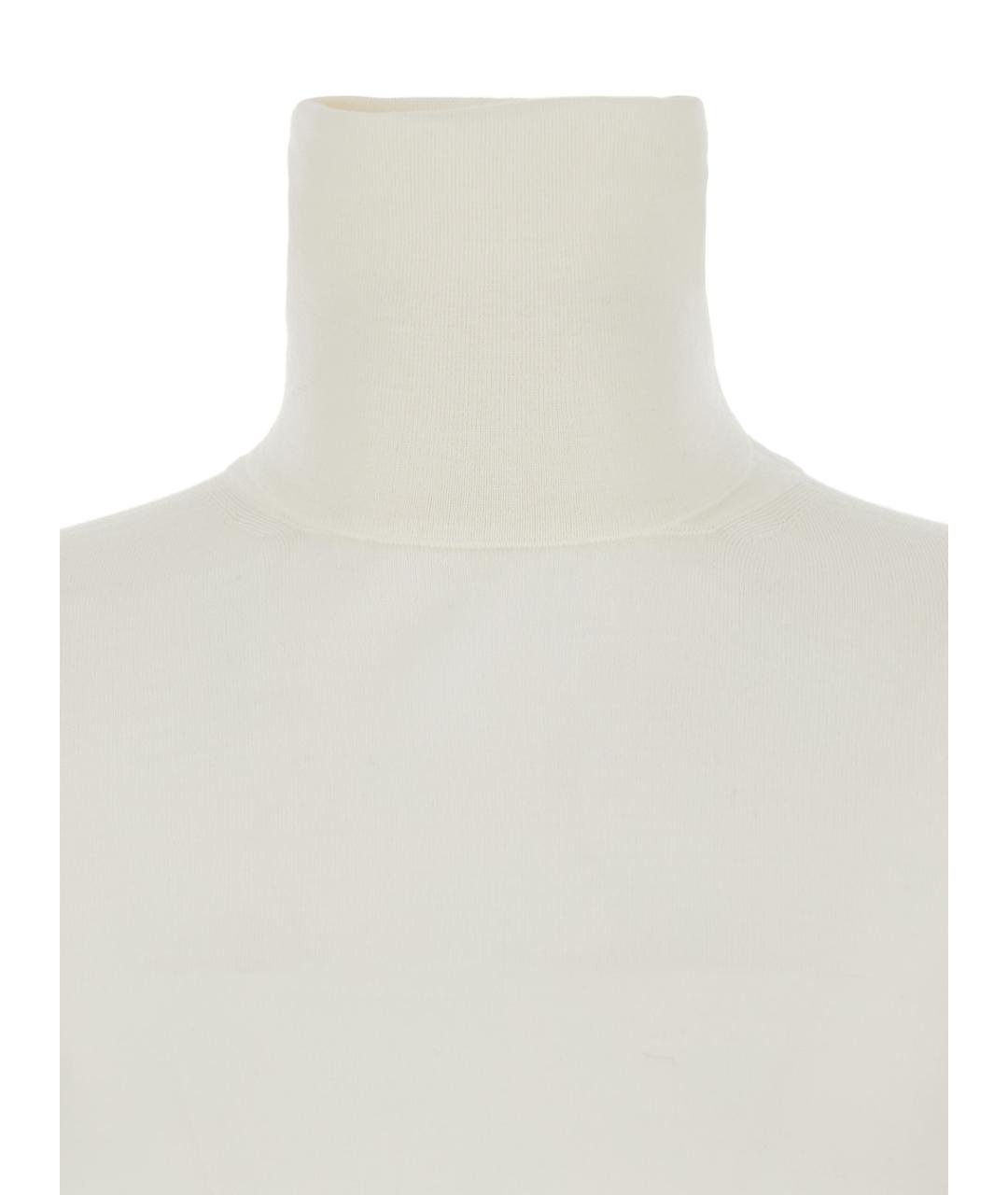 MAX MARA Белый шерстяной джемпер / свитер, фото 3