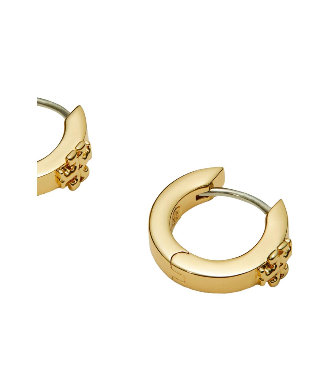 TORY BURCH Золотые металлические серьги, фото 2