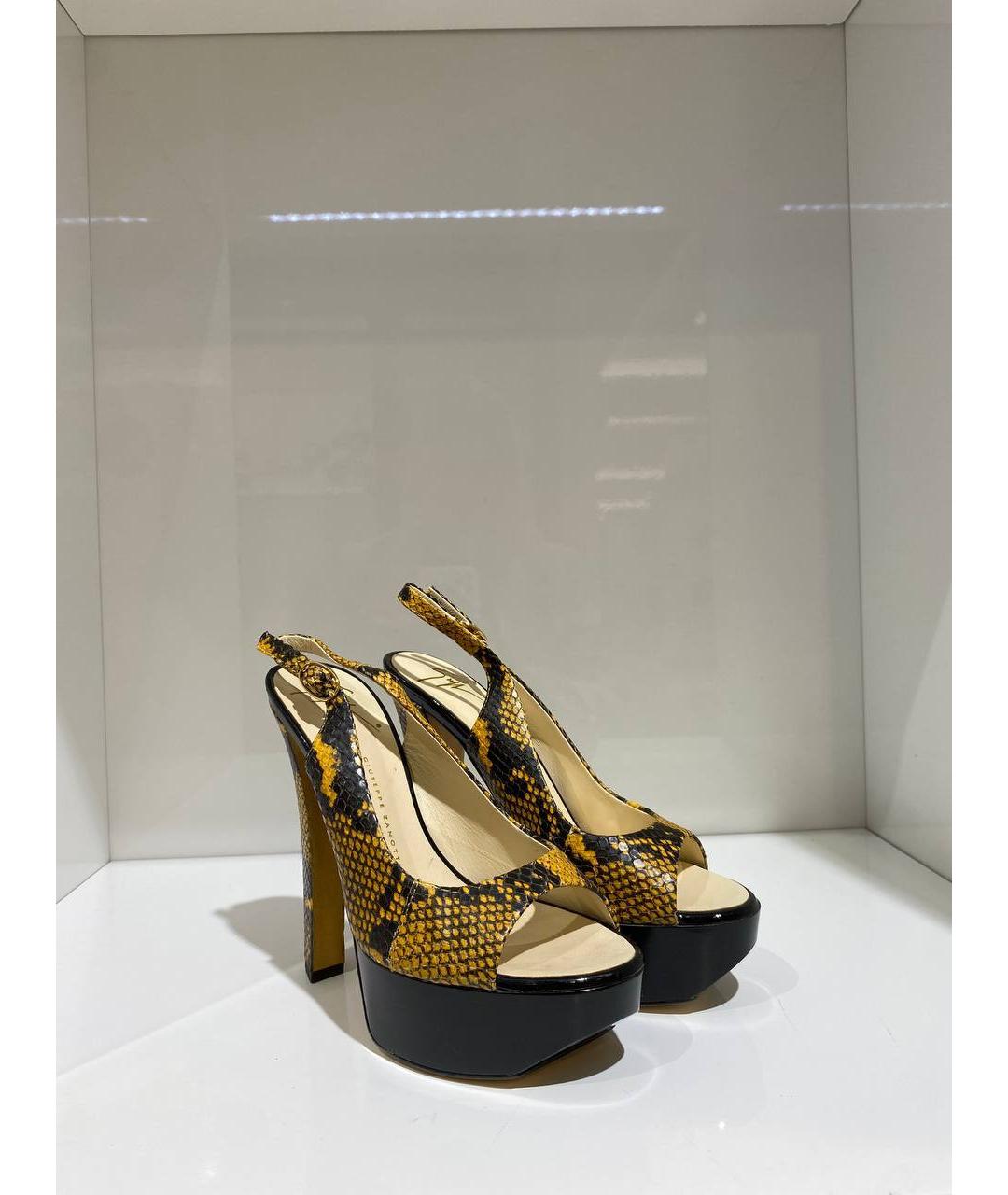 GIUSEPPE ZANOTTI DESIGN Мульти кожаные босоножки, фото 2