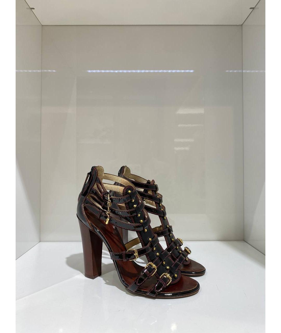 GIUSEPPE ZANOTTI DESIGN Мульти кожаные босоножки, фото 4