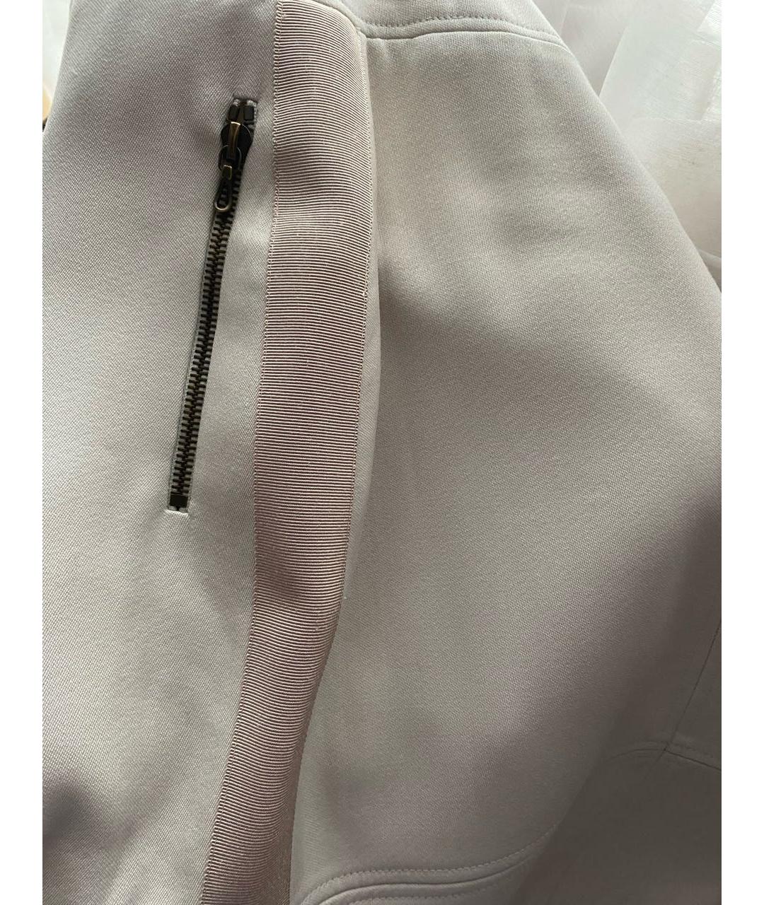 LANVIN Белая шерстяная юбка миди, фото 5