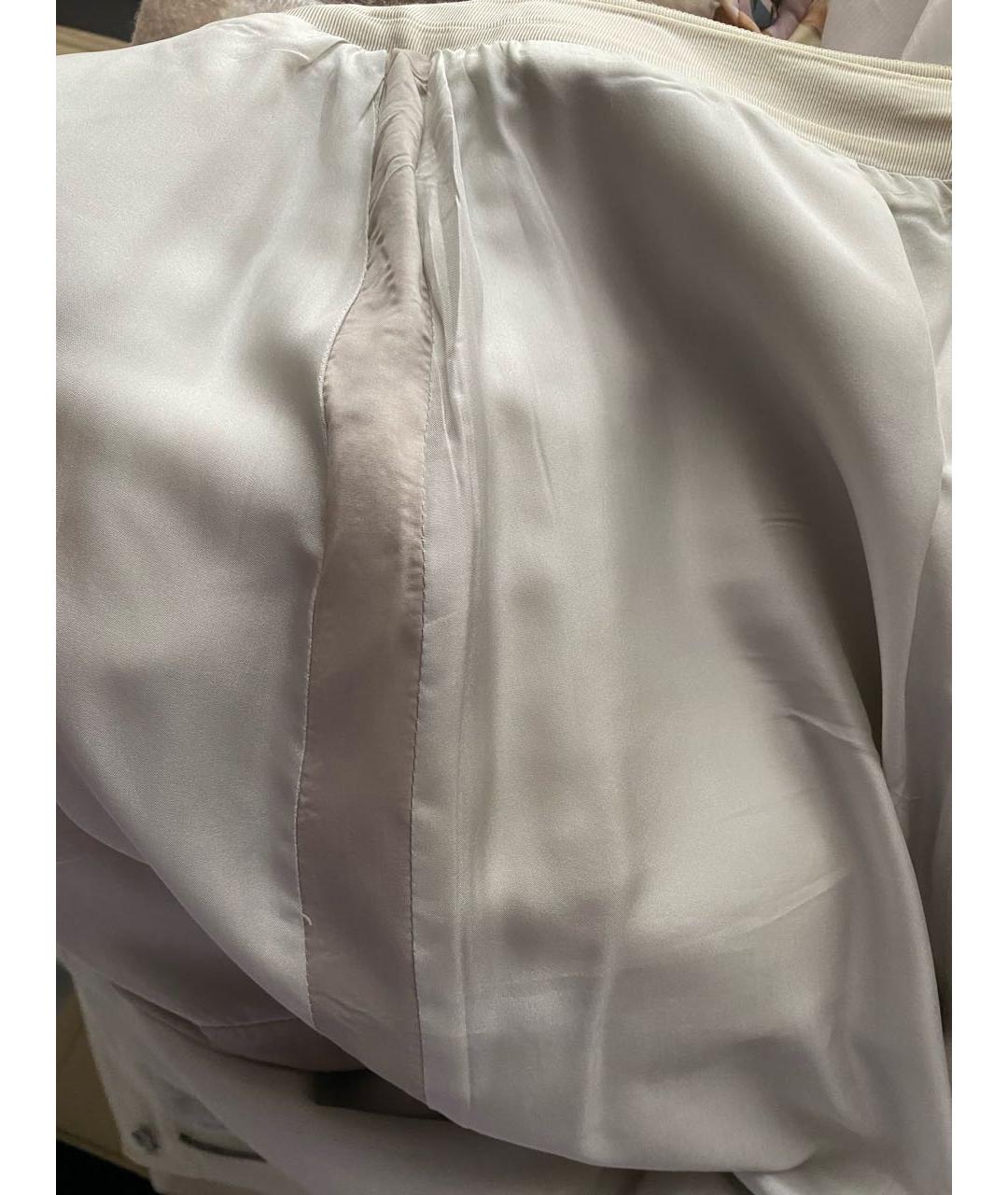 LANVIN Белая шерстяная юбка миди, фото 6