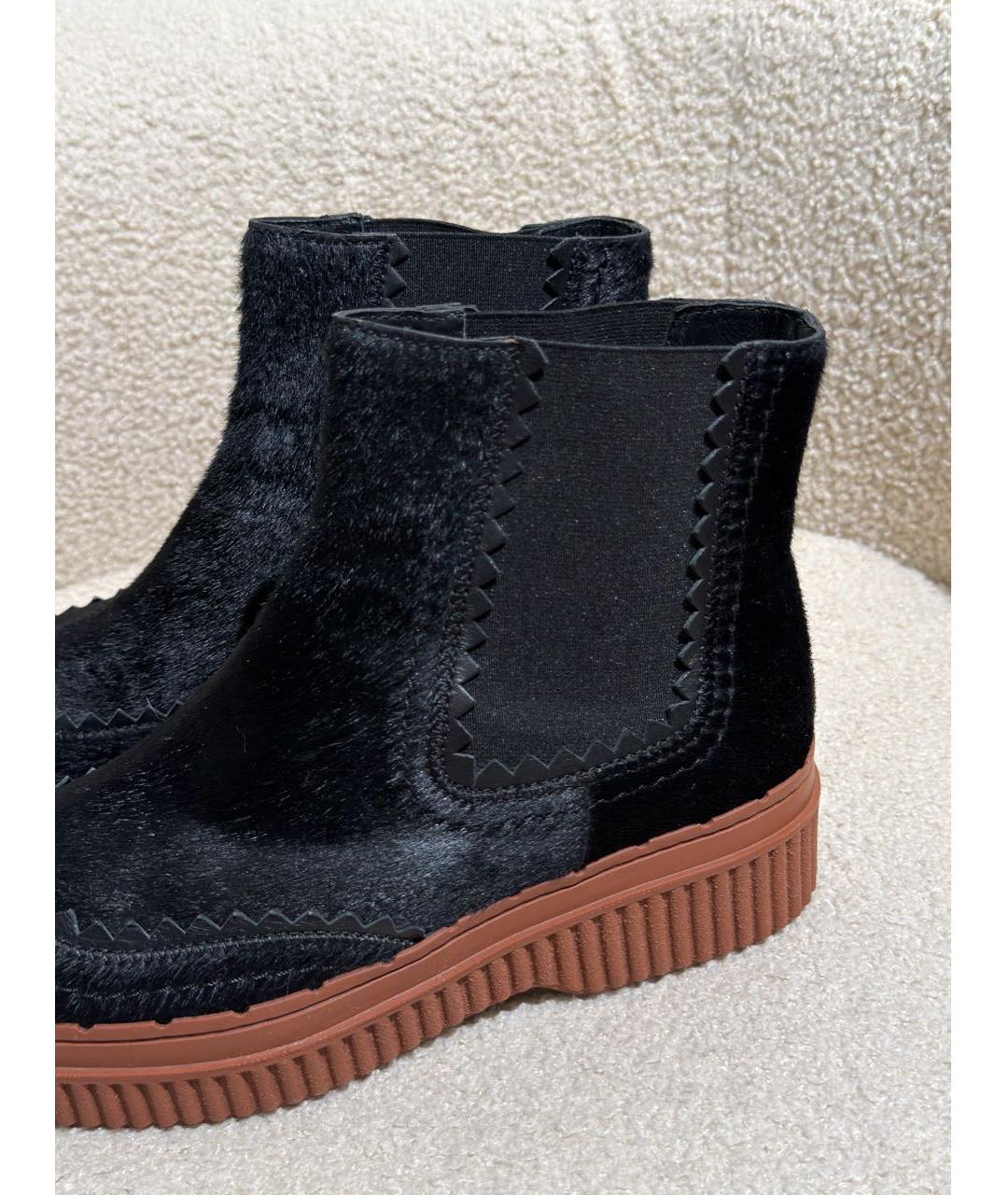 TOD'S Черные полусапоги, фото 5