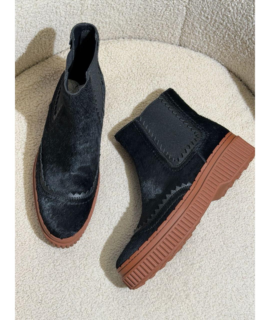 TOD'S Черные полусапоги, фото 6