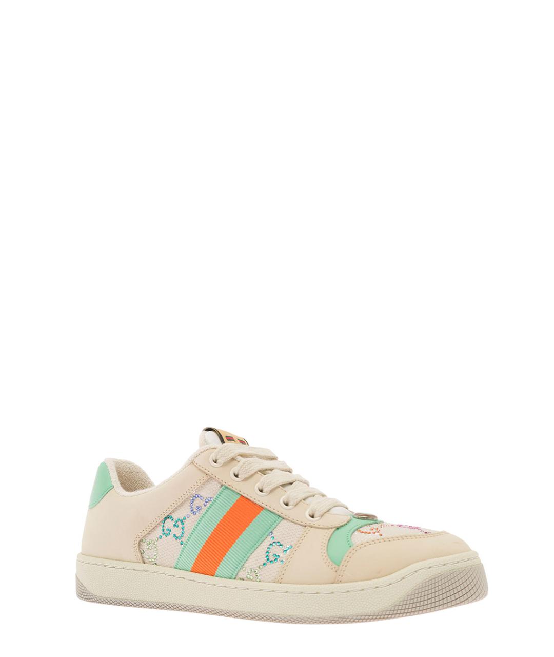 GUCCI Мульти текстильные кроссовки, фото 3