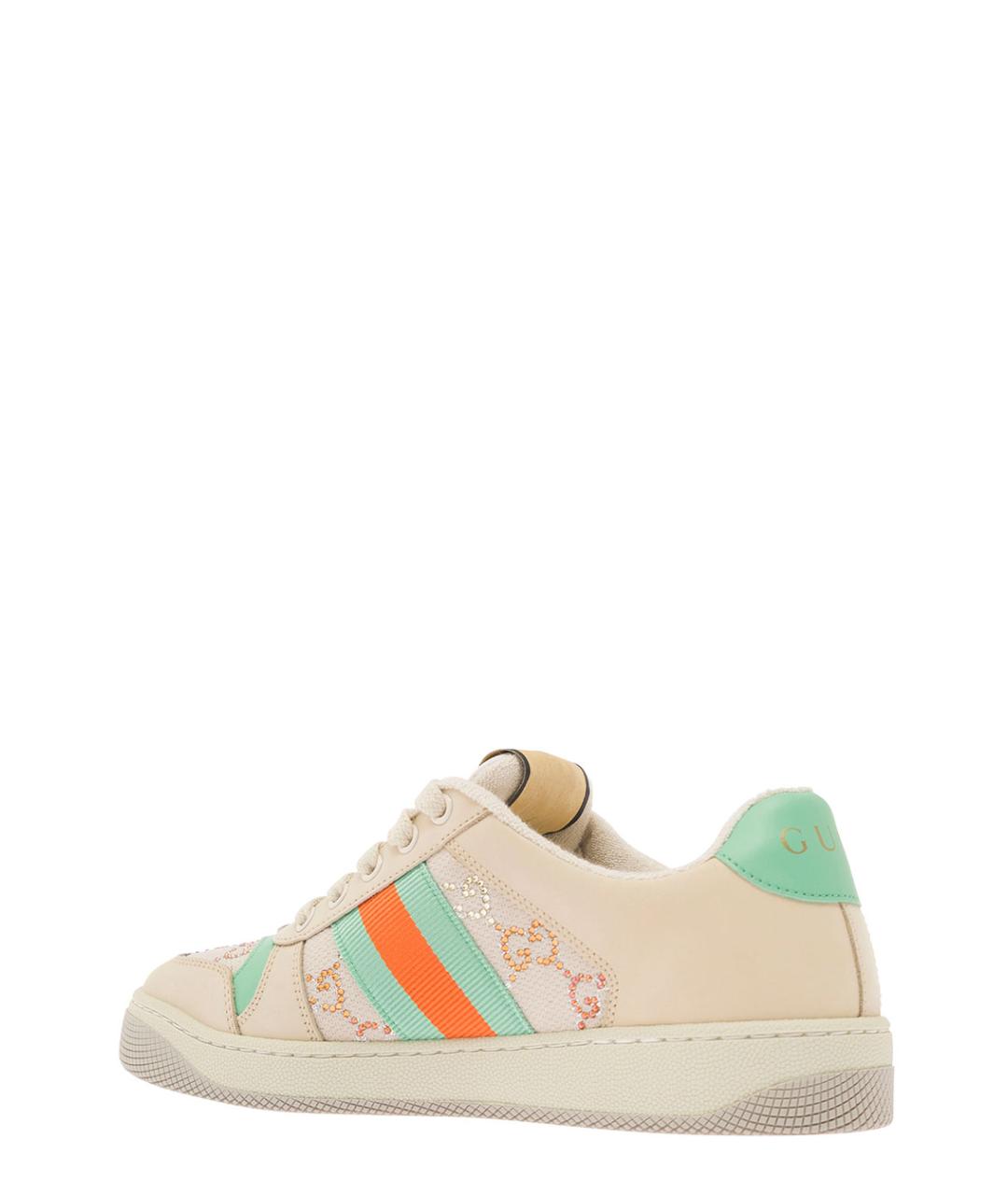 GUCCI Мульти текстильные кроссовки, фото 2