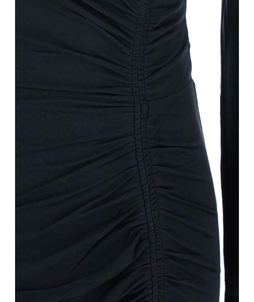 ISABEL MARANT Черное синтетическое вечернее платье, фото 3