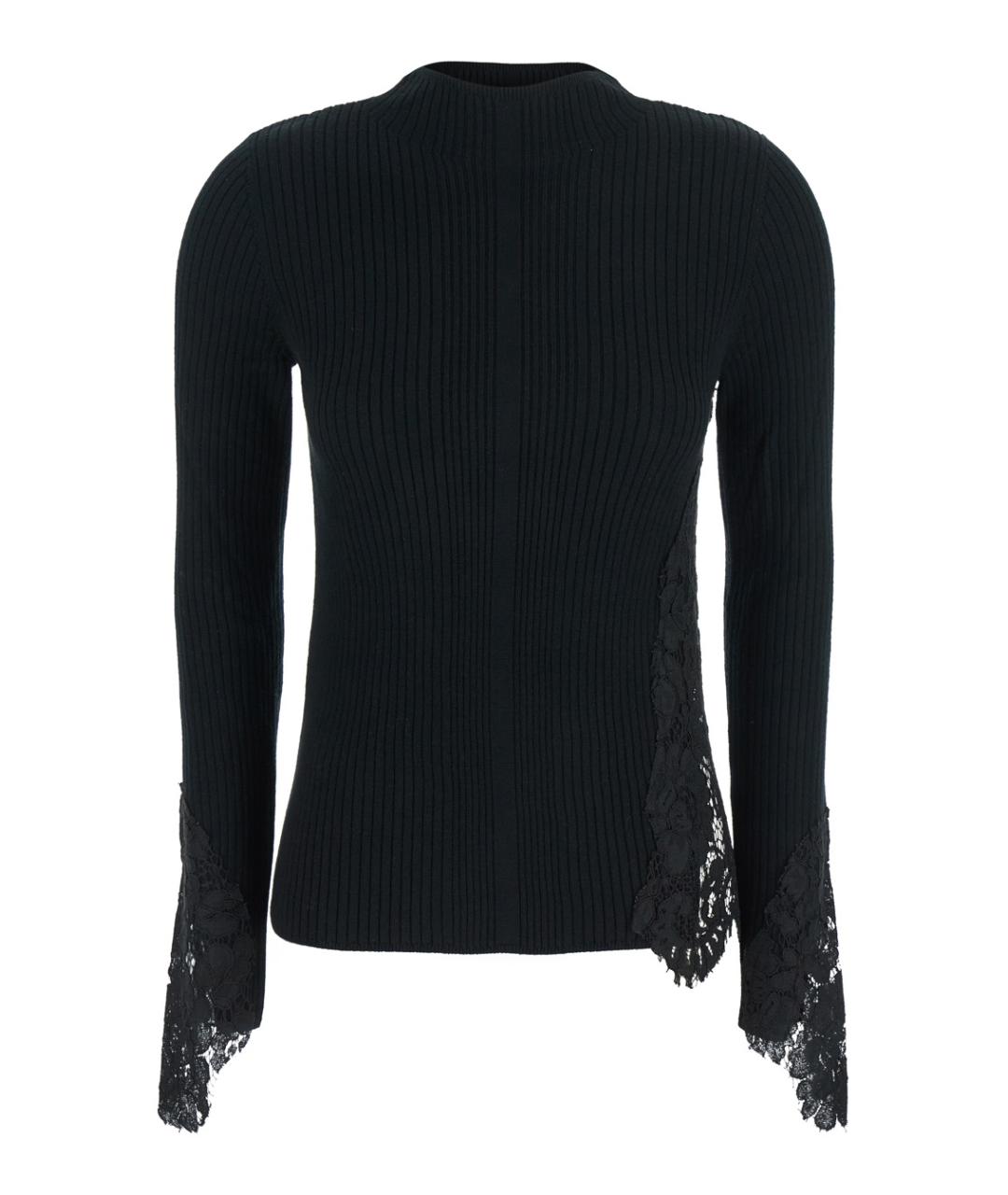 PINKO Черная хлопковая водолазка, фото 1