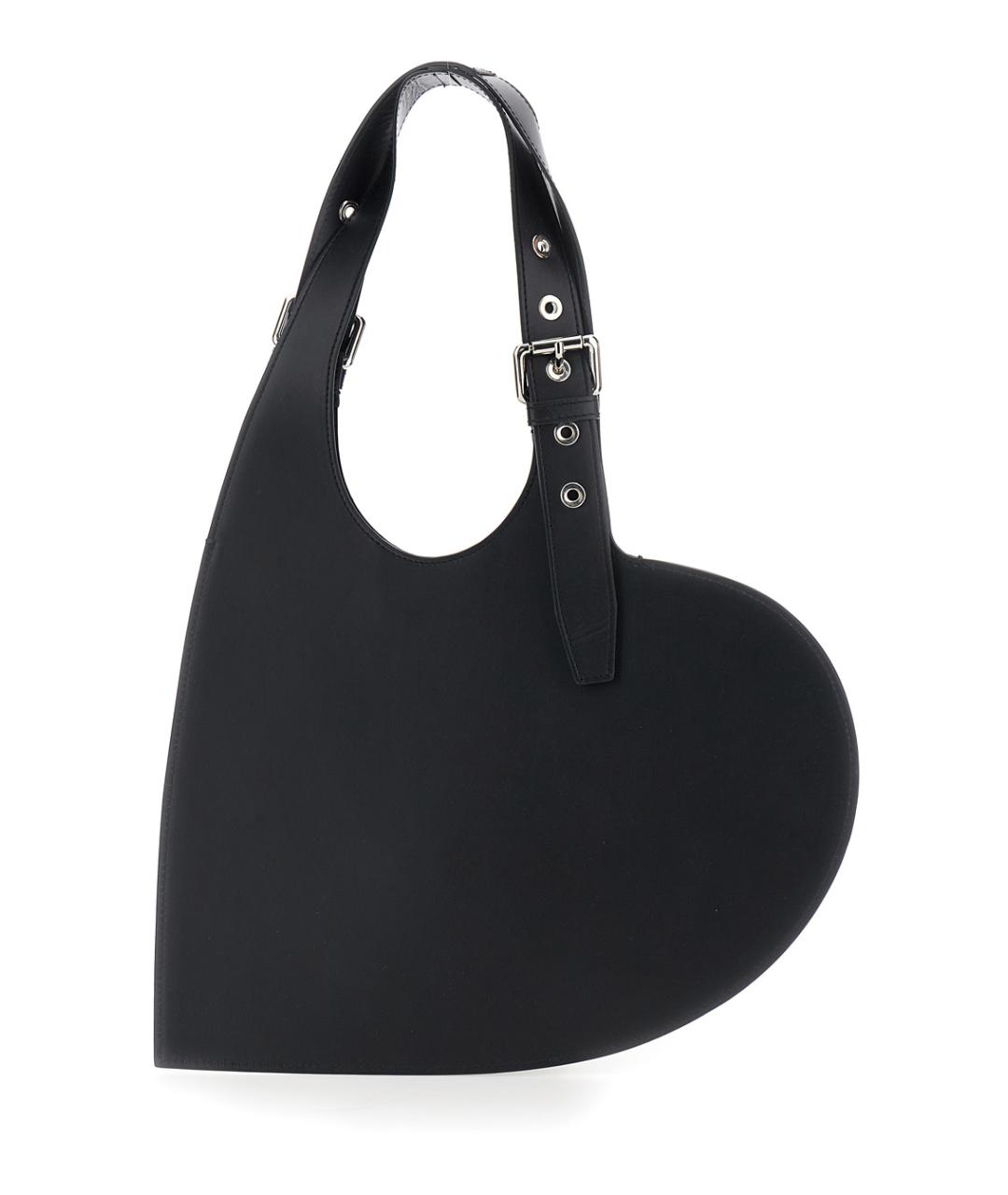 COPERNI Черная кожаная сумка с короткими ручками, фото 2