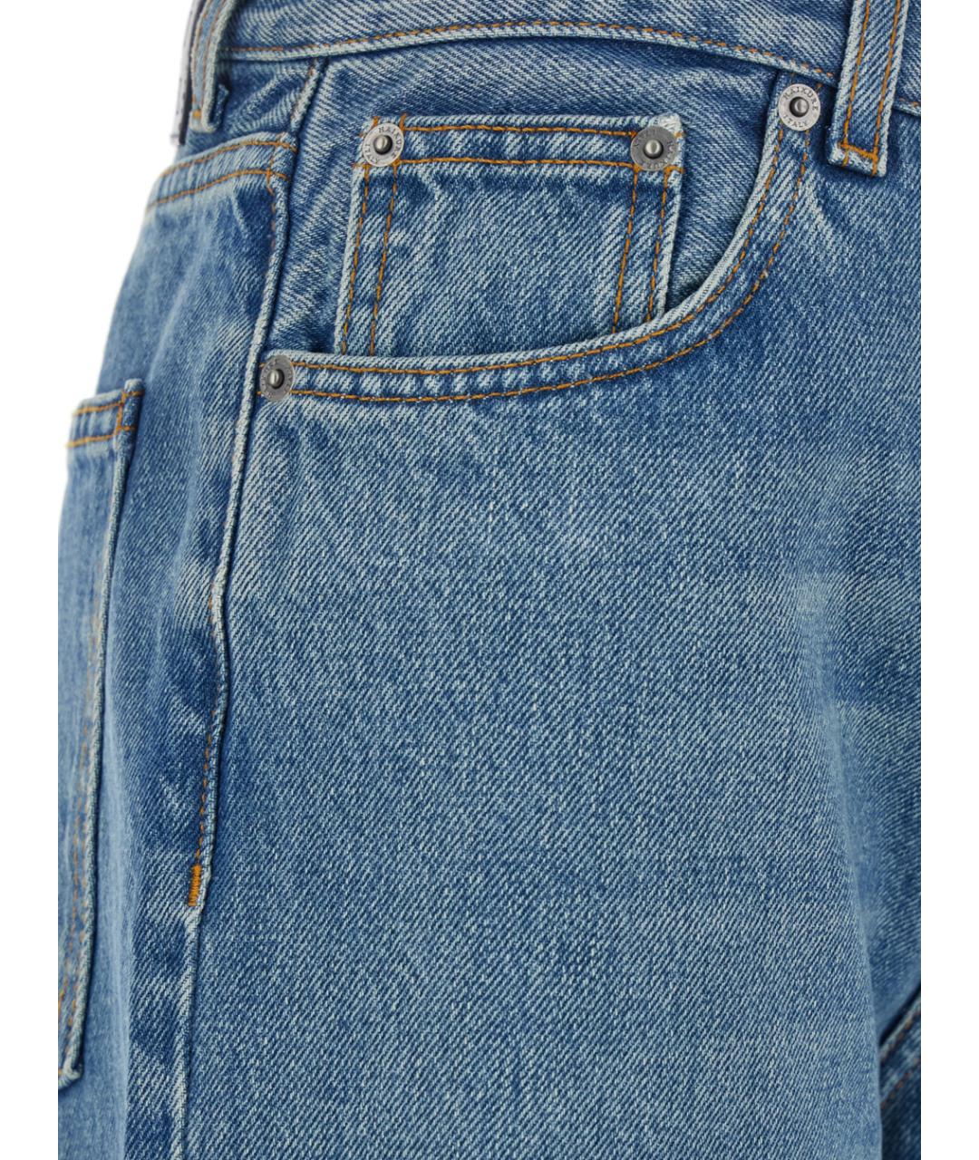 HAIKURE Синие хлопковые джинсы клеш, фото 3