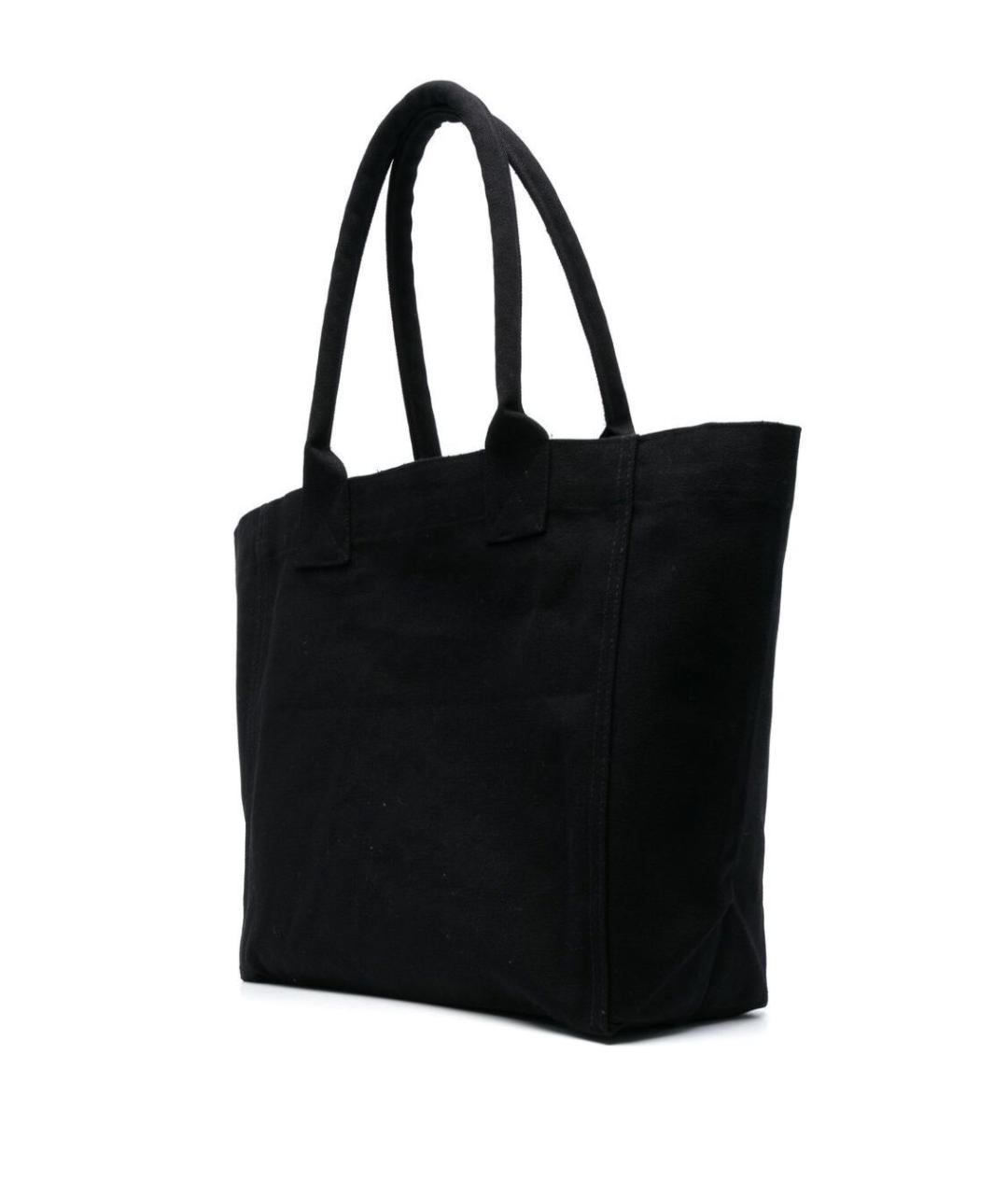 ISABEL MARANT Черная хлопковая сумка тоут, фото 2