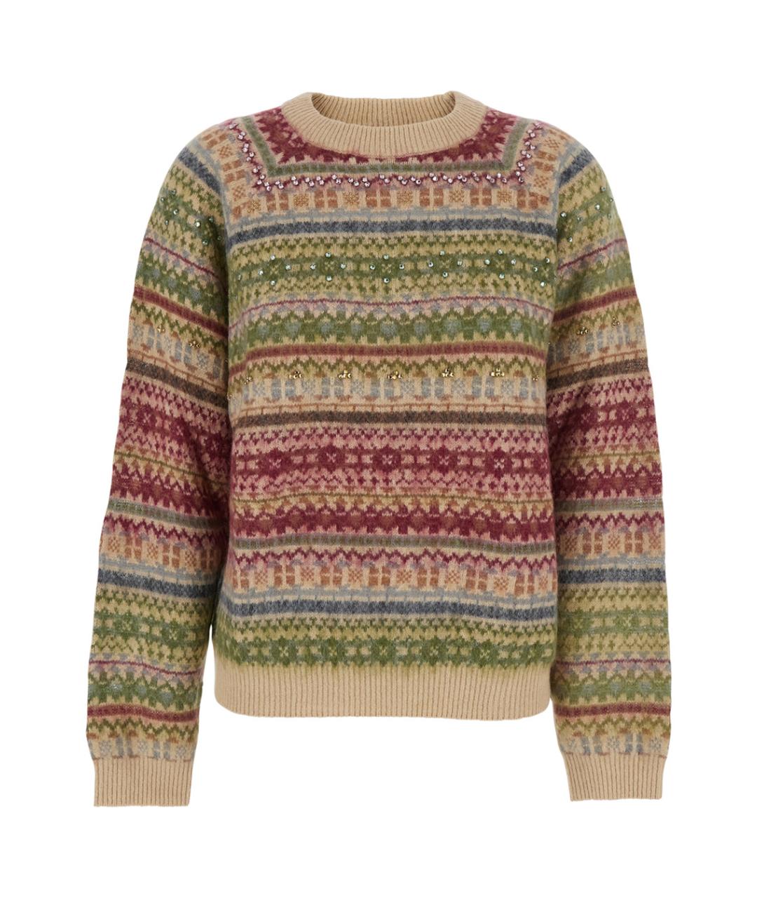 SEMICOUTURE Мульти шерстяной джемпер / свитер, фото 1