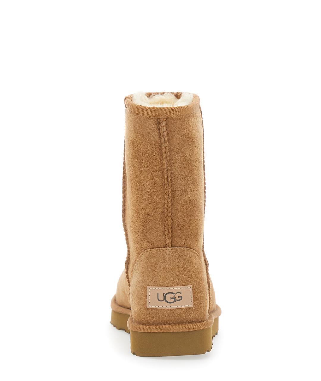 UGG AUSTRALIA Бежевые замшевые ботинки, фото 4