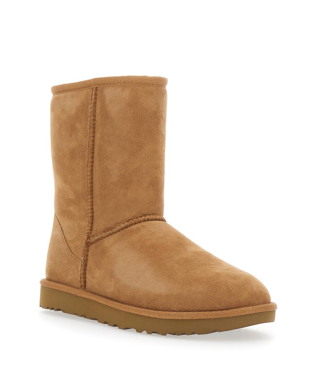 UGG AUSTRALIA Бежевые замшевые ботинки, фото 2