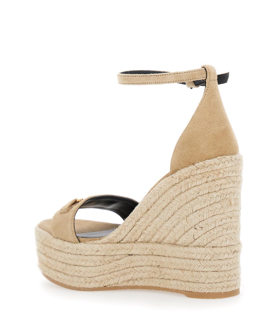 VERSACE Бежевые босоножки, фото 2