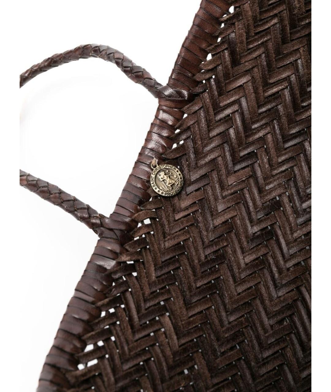 Dragon Diffusion Коричневая сумка тоут, фото 5