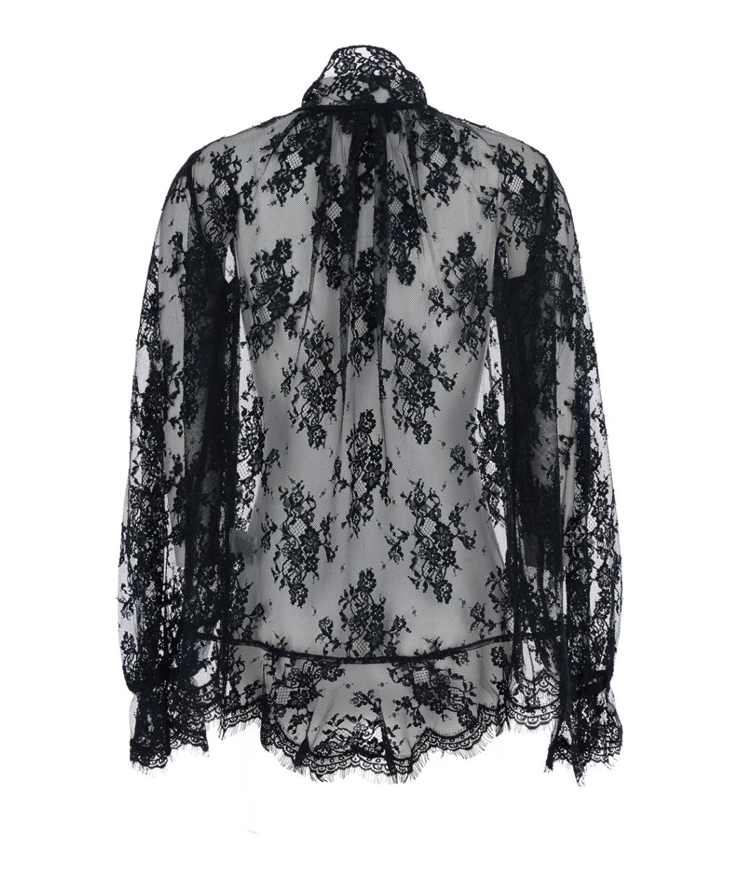 Retrofete Черная полиэстеровая блузы, фото 2