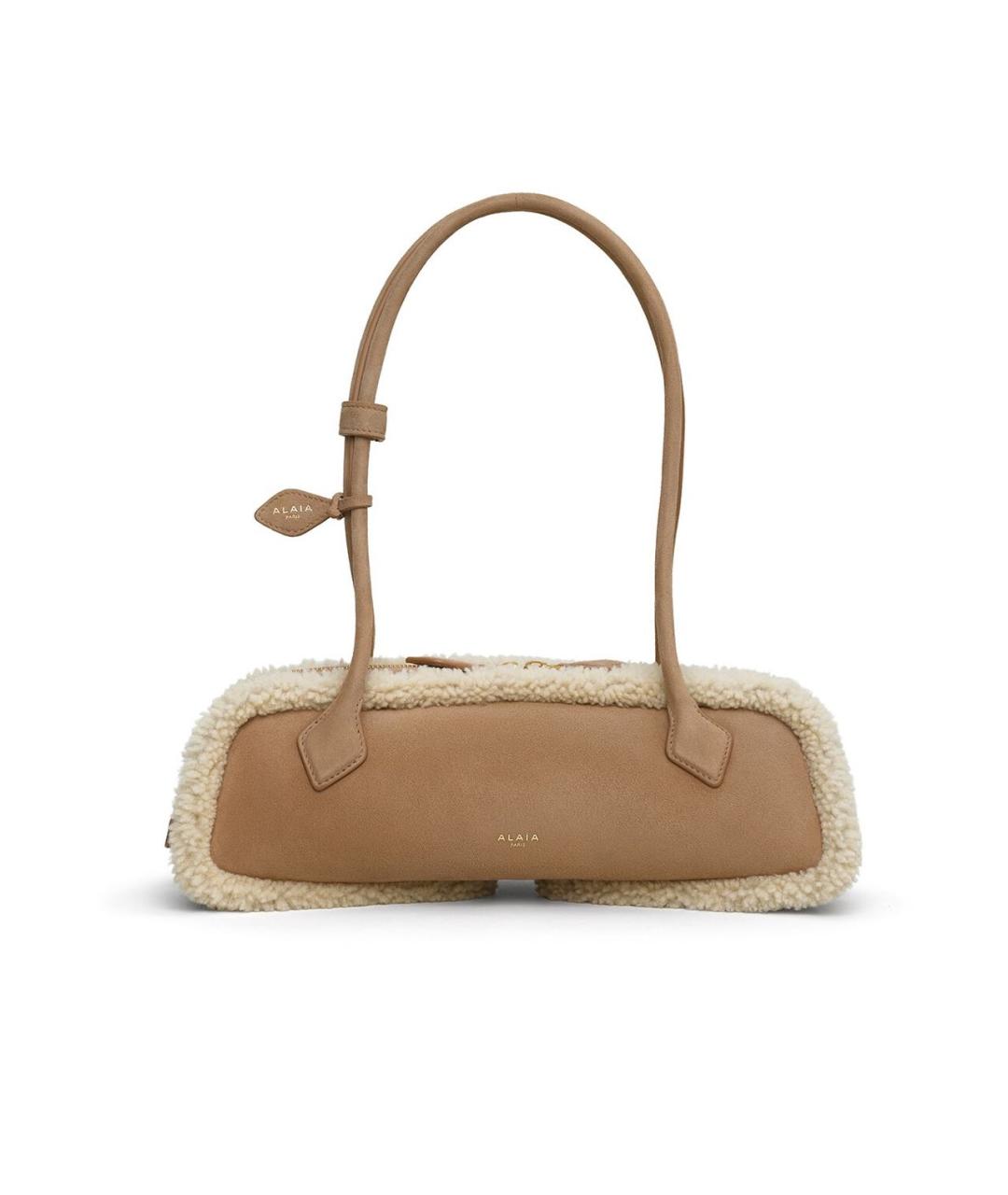ALAIA Белая замшевая сумка через плечо, фото 5