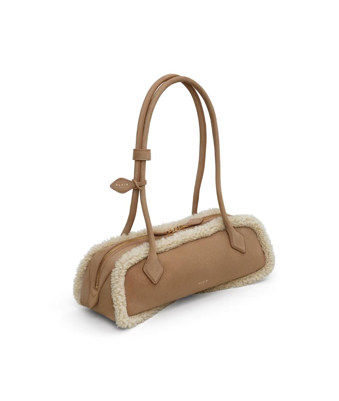 ALAIA Белая замшевая сумка через плечо, фото 2