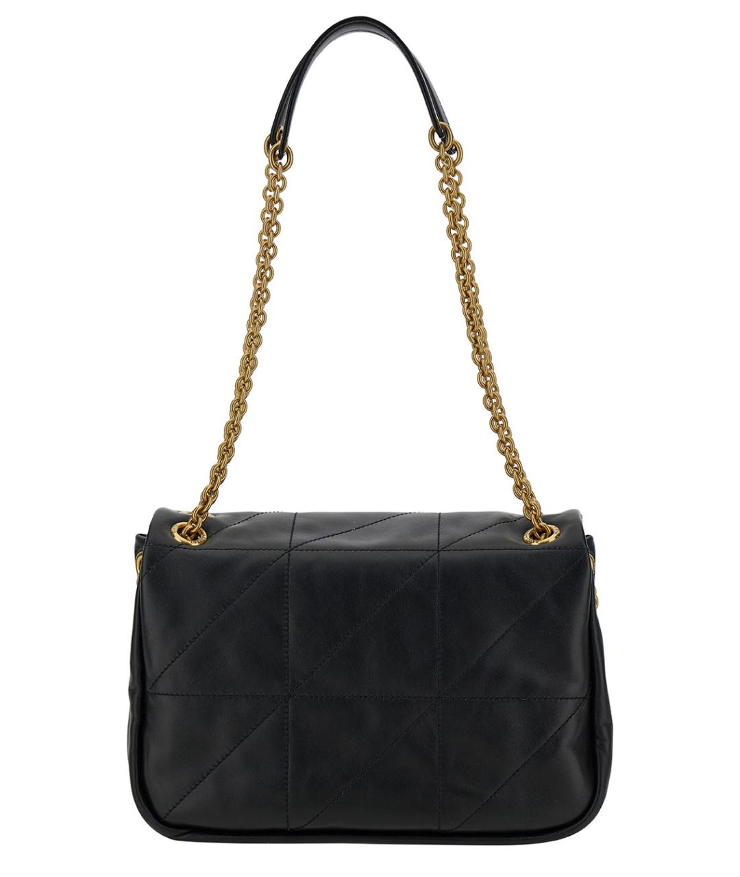 SAINT LAURENT Черная кожаная сумка через плечо, фото 4